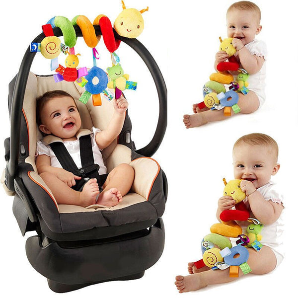 Hanging Toys Baby Rattles Toy Colorful Newest Style Cute Activity Spiral Crib Stroller Car Seat Travel