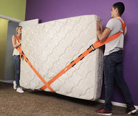 Lifting Moving Strap Furniture Transport Belt In Shoulder Straps Team Straps Mover Easier Conveying Storage Orange