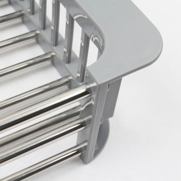 Dish Drainer for Sink, In Sink dish Drainer Expandable Stainless Steel Dish Rack