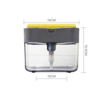 Innovative Soap Dispenser and Sponge Holder 2 in 1, Dish Soap Dispenser for Kitchen, Best Kitchen Products