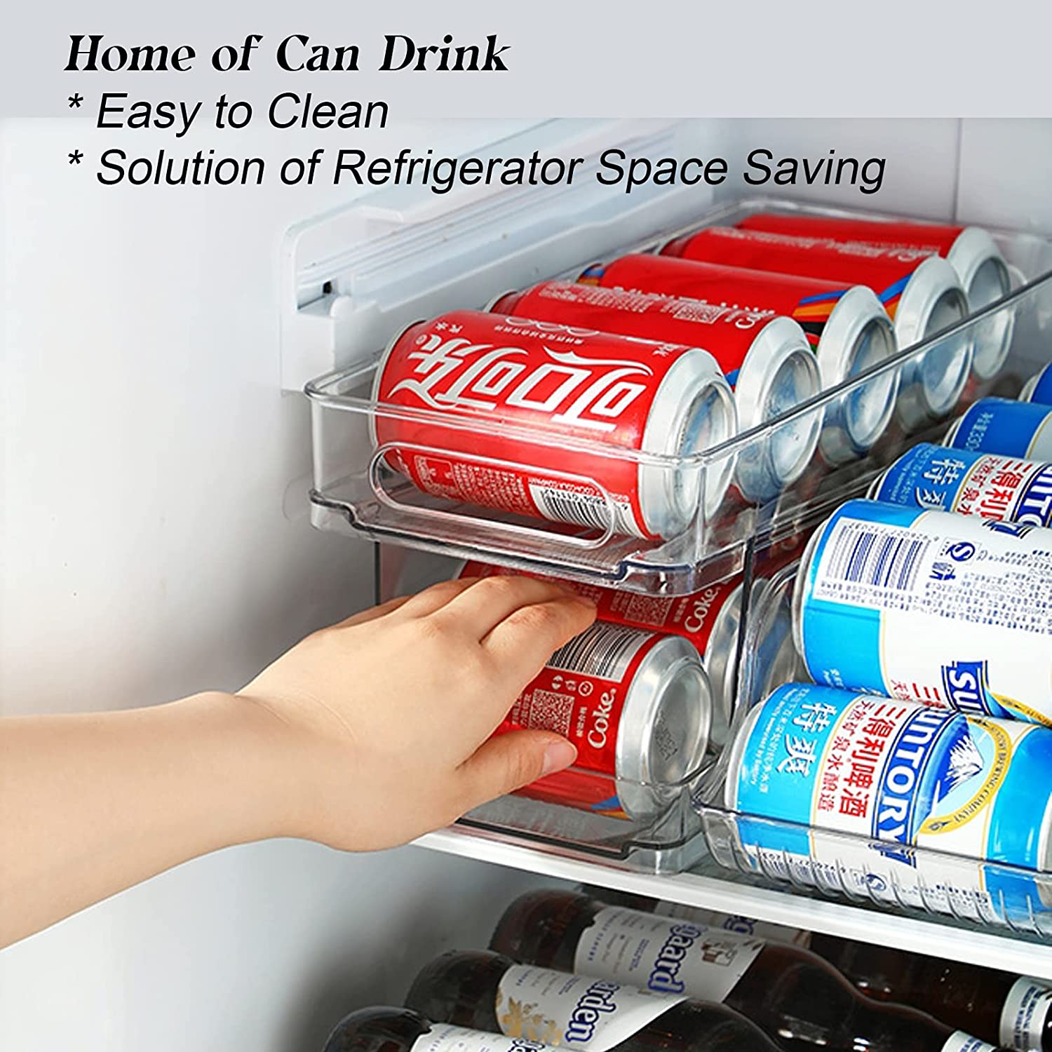Soda Can Organizer For Refrigerator
